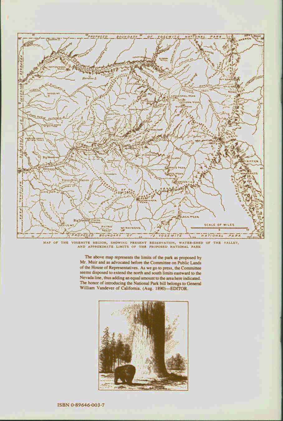 The Proposed Yosemite National Park--treasures & features, 1890. vis0003backcover
